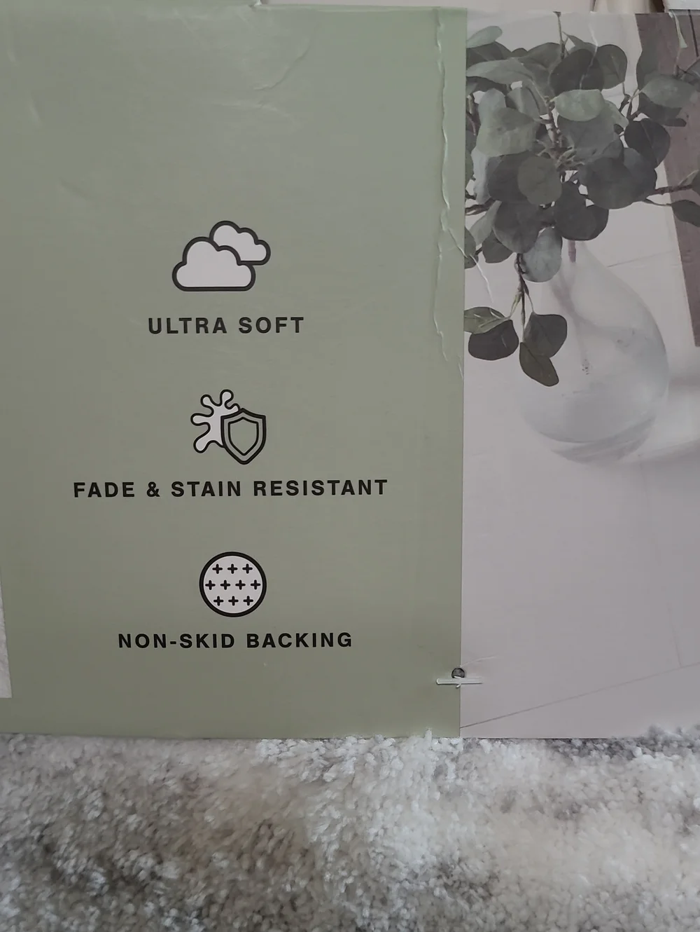 Perfect Touch Marble Bath Rug Set